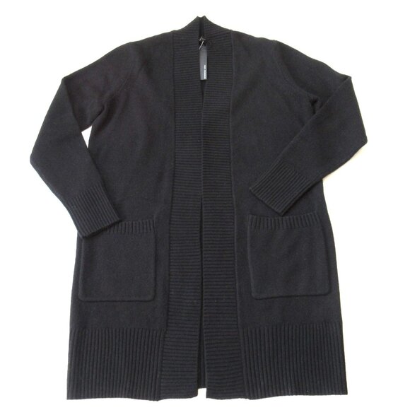 NWT Banana Republic Cashmere Long Cardigan Sweater in Black XS - Picture 5 of 7